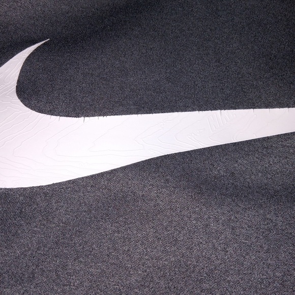 Nike Men M Hoodie Sweatshirt Gray Dri-Fit Pullover Big Center Swoosh Mock Neck - Picture 11 of 11